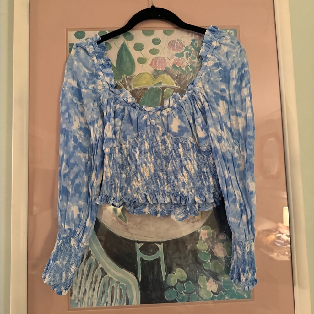 Faithfull The Brand Willow Top- Roos Tye Dye - Picture 9 of 10